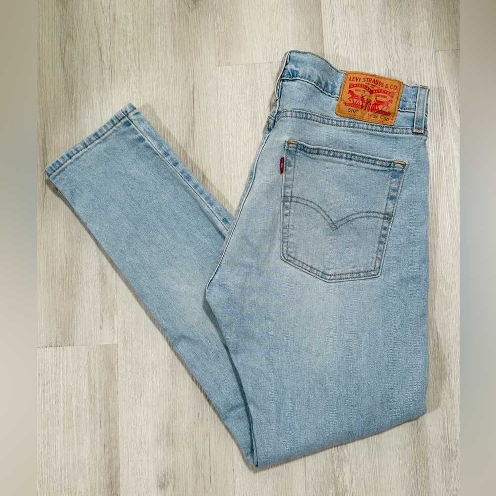 LEVI”S 510 Skinny Light Blue Wash Mens Jeans Size 31X30